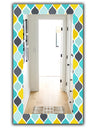 Ornament Geometric Pattern - Bohemian and Eclectic Mirror - Modern Wall Mirror