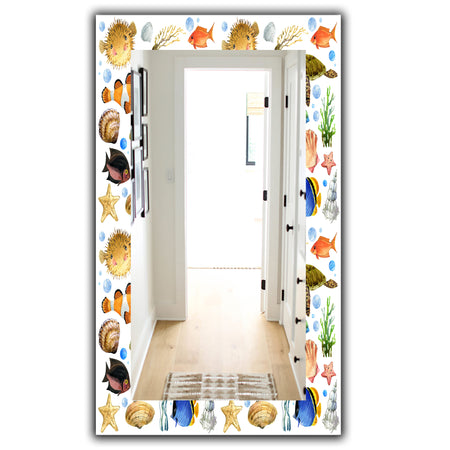Costal Creatures 12 - Traditional Mirror - Wall Mirror