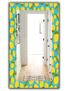 Lemon Pattern - Bohemian and Eclectic Mirror - Vanity Mirror