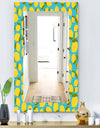 Lemon Pattern - Bohemian and Eclectic Mirror - Vanity Mirror