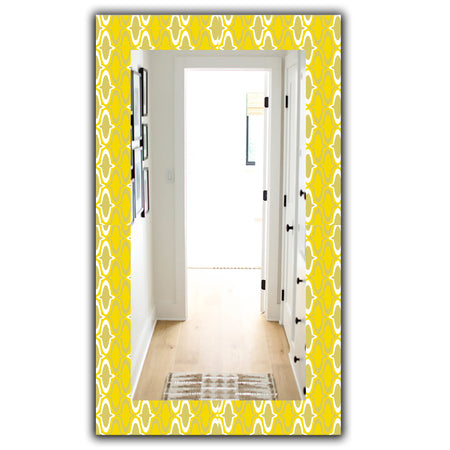 Yellow Moods 25 - Modern Mirror - Wall Mirror