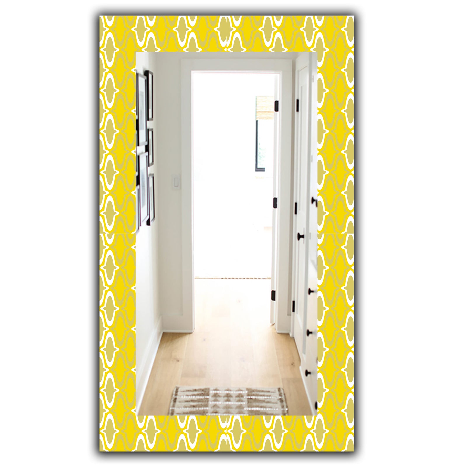 Yellow Moods 25 - Modern Mirror - Wall Mirror