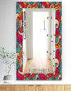 Color Waves Pattern - Traditional Mirror - Vanity Mirror