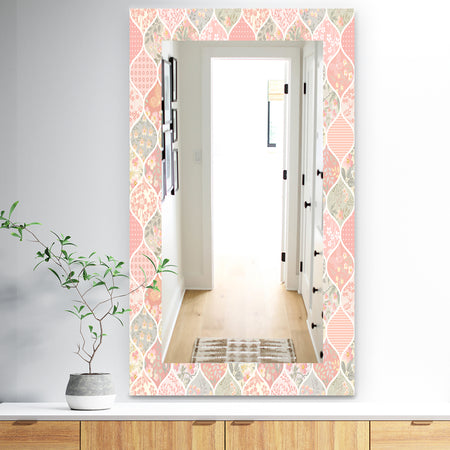 Pink Blossom 24 - Traditional Mirror - Vanity Mirror