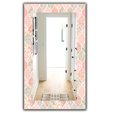 Pink Blossom 24 - Traditional Mirror - Vanity Mirror