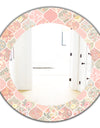 Pink Blossom 24 - Traditional Mirror - Oval or Round Wall Mirror