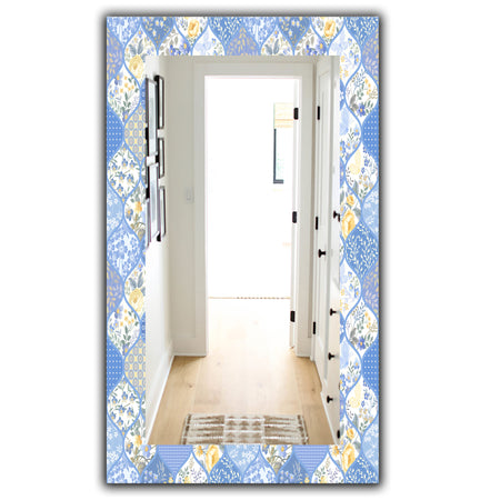 Porch & Den [Mirror] Floral Dew 8 - Traditional Wall Mirror