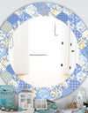 Floral Dew 8 - Traditional Mirror - Oval or Round Wall Mirror