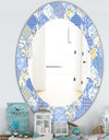 Floral Dew 8 - Traditional Mirror - Oval or Round Wall Mirror