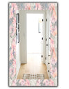 Pink Blossom 25 - Bohemian and Eclectic Mirror - Modern Wall Mirror