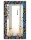 Ornate Floral Texture - Bohemian and Eclectic Mirror - Vanity Mirror