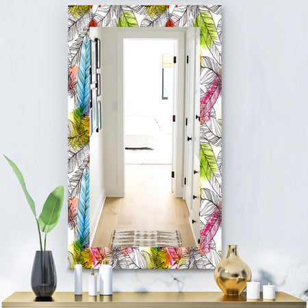 Tropical Mood Bright 6 - Bohemian and Eclectic Mirror - Modern Wall Mirror