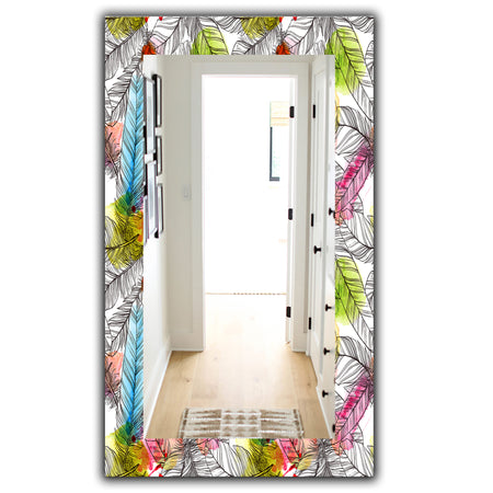 Tropical Mood Bright 6 - Bohemian and Eclectic Mirror - Modern Wall Mirror
