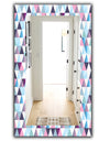Triangular Colourfields 13 - Modern Mirror - Wall Mirror