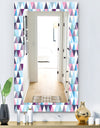 Triangular Colourfields 13 - Modern Mirror - Wall Mirror