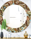 Paisley 13 - Bohemian and Eclectic Mirror - Oval or Round Wall Mirror