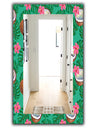 Tropical Mood Foliage 21 - Bohemian and Eclectic Mirror - Vanity Mirror