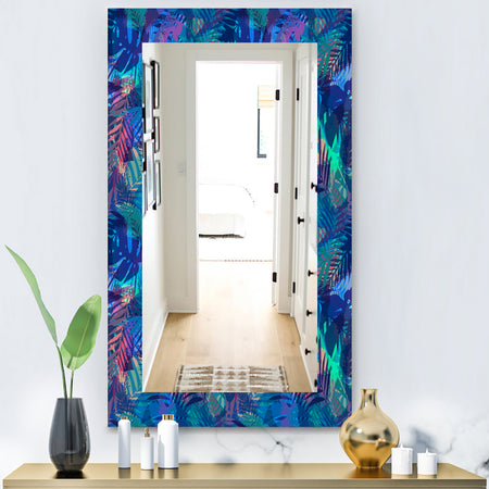 Tropical Mood Blue 7 - Modern Mirror - Vanity Mirror