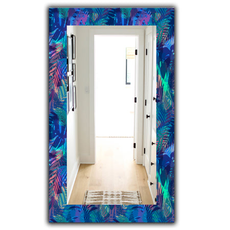 Tropical Mood Blue 7 - Modern Mirror - Vanity Mirror