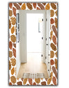 Pine Cones Pattern - Bohemian and Eclectic Mirror - Vanity Mirror