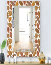 Pine Cones Pattern - Bohemian and Eclectic Mirror - Vanity Mirror