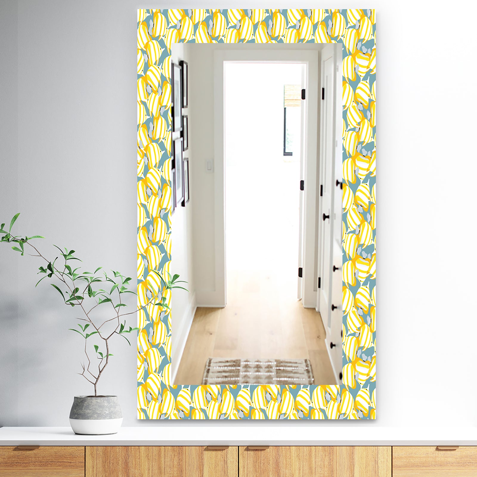 Yellow Moods 21 - Traditional Mirror - Wall Mirror