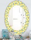 Yellow Moods 21 - Traditional Mirror - Oval or Round Wall Mirror