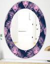 Leopard 2 - Bohemian and Eclectic Mirror - Oval or Round Wall Mirror