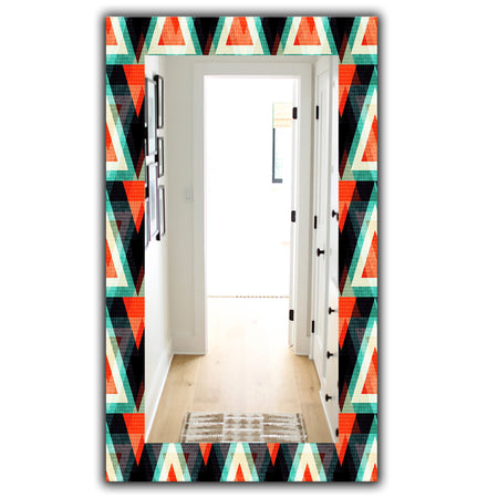 Colored Polygons - Modern Mirror - Wall Mirror