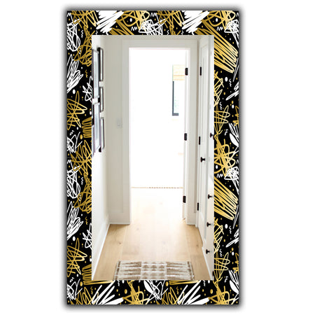 Obsidian Impressions 5 - Modern Mirror - Wall Mirror