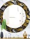 Obsidian Impressions 5 - Modern Mirror - Oval or Round Wall Mirror