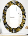 Obsidian Impressions 5 - Modern Mirror - Oval or Round Wall Mirror