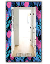 Tropical Mood Blue 8 - Bohemian and Eclectic Mirror - Vanity Mirror