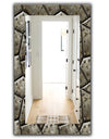 Armor Texture - Bohemian & Eclectic Mirror - Modern Wall Mirror