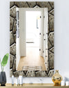 Armor Texture - Bohemian & Eclectic Mirror - Modern Wall Mirror