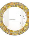 Yellow Moods 22 - Modern Mirror - Oval or Round Wall Mirror