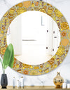 Yellow Moods 22 - Modern Mirror - Oval or Round Wall Mirror