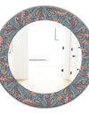 Paisley 14 - Bohemian and Eclectic Mirror - Oval or Round Wall Mirror