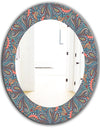 Paisley 14 - Bohemian and Eclectic Mirror - Oval or Round Wall Mirror