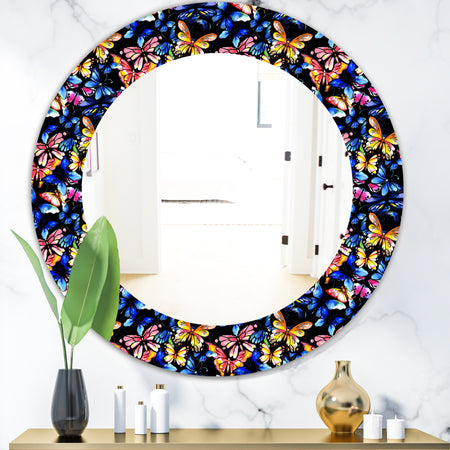 Butterfly 2 - Modern Mirror - Oval or Round Wall Mirror