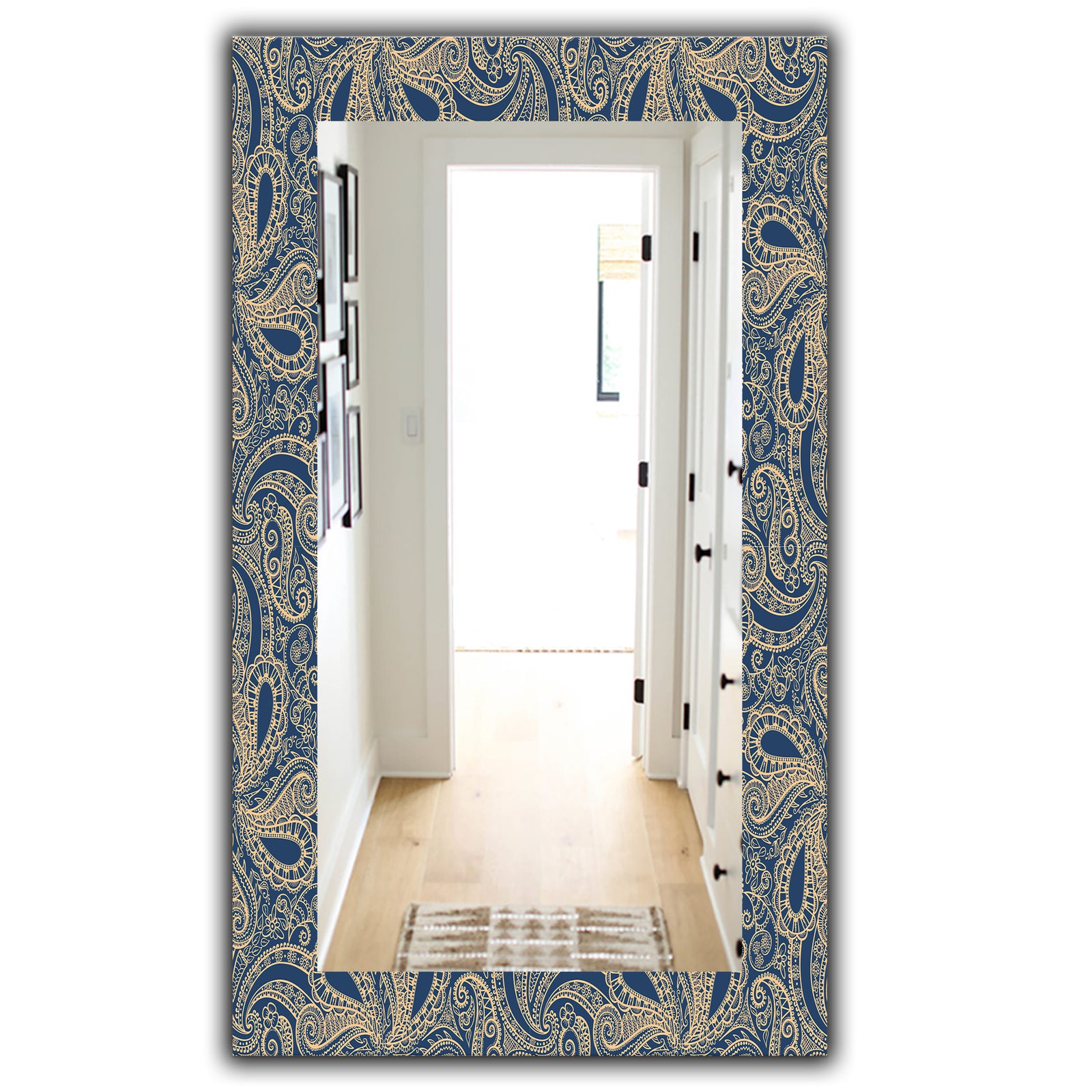 Lace Pattern - Bohemian and Eclectic Mirror - Vanity Mirror