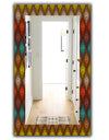 Triangular Colourfields 14 - Modern Mirror - Wall Mirror