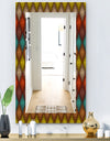 Triangular Colourfields 14 - Modern Mirror - Wall Mirror