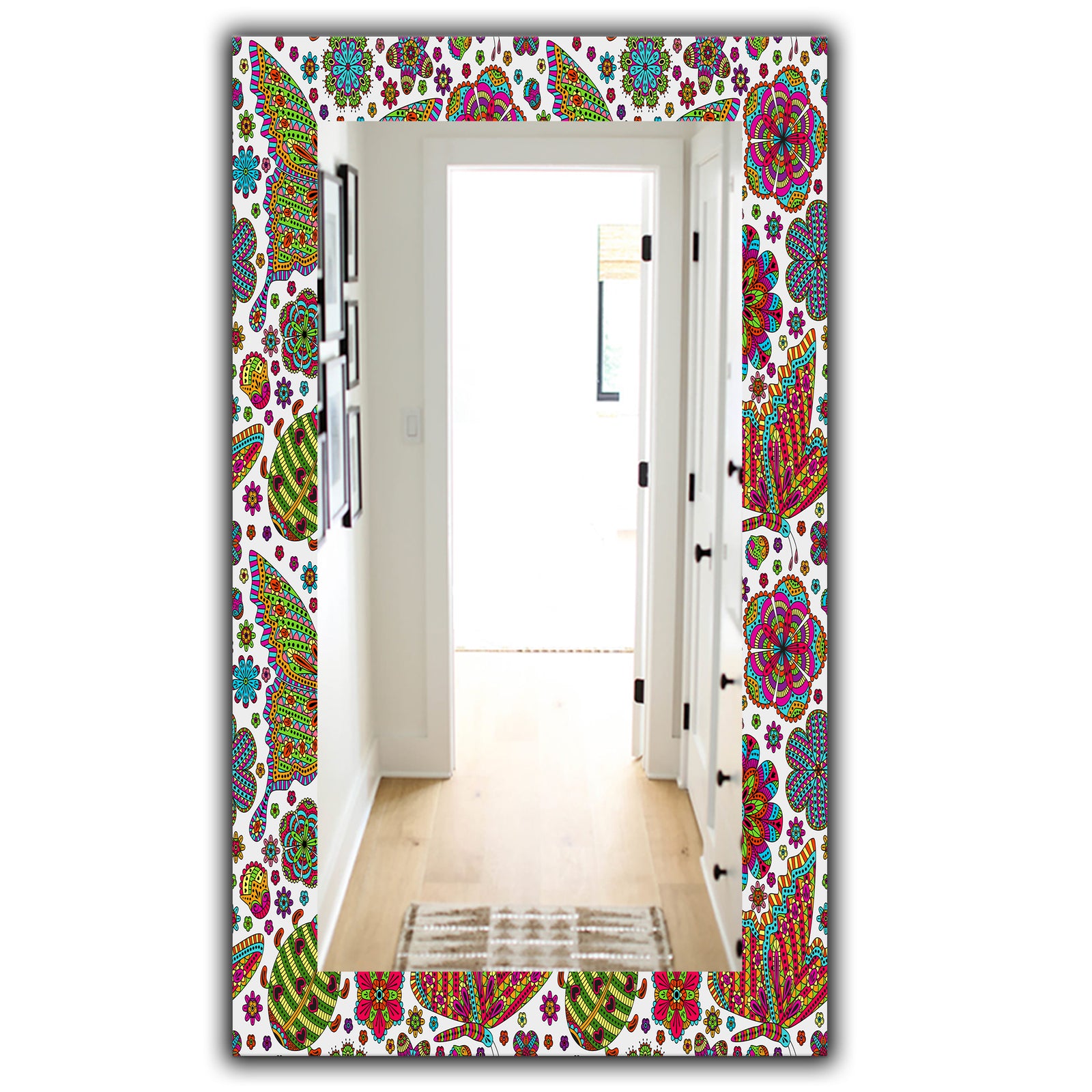 Butterfly 3 - Bohemian & Eclectic Mirror - Modern Wall Mirror