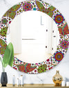 Butterfly 3 - Bohemian & Eclectic Mirror - Oval or Round Wall Mirror