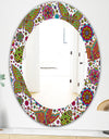 Butterfly 3 - Bohemian & Eclectic Mirror - Oval or Round Wall Mirror