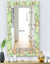 Pattern With Tree Rings - Bohemian and Eclectic Mirror - Modern Wall Mirror