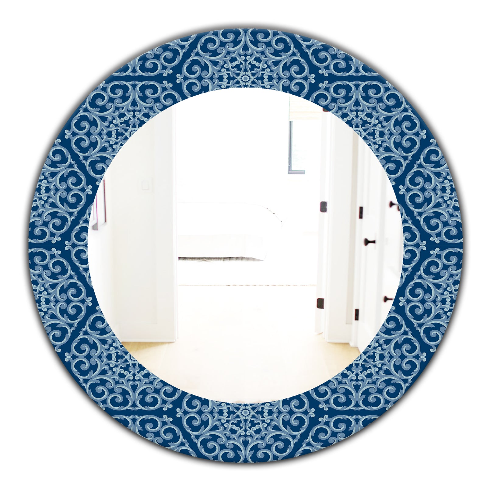 Porch & Den 'Vintage Pattern - Modern Mirror