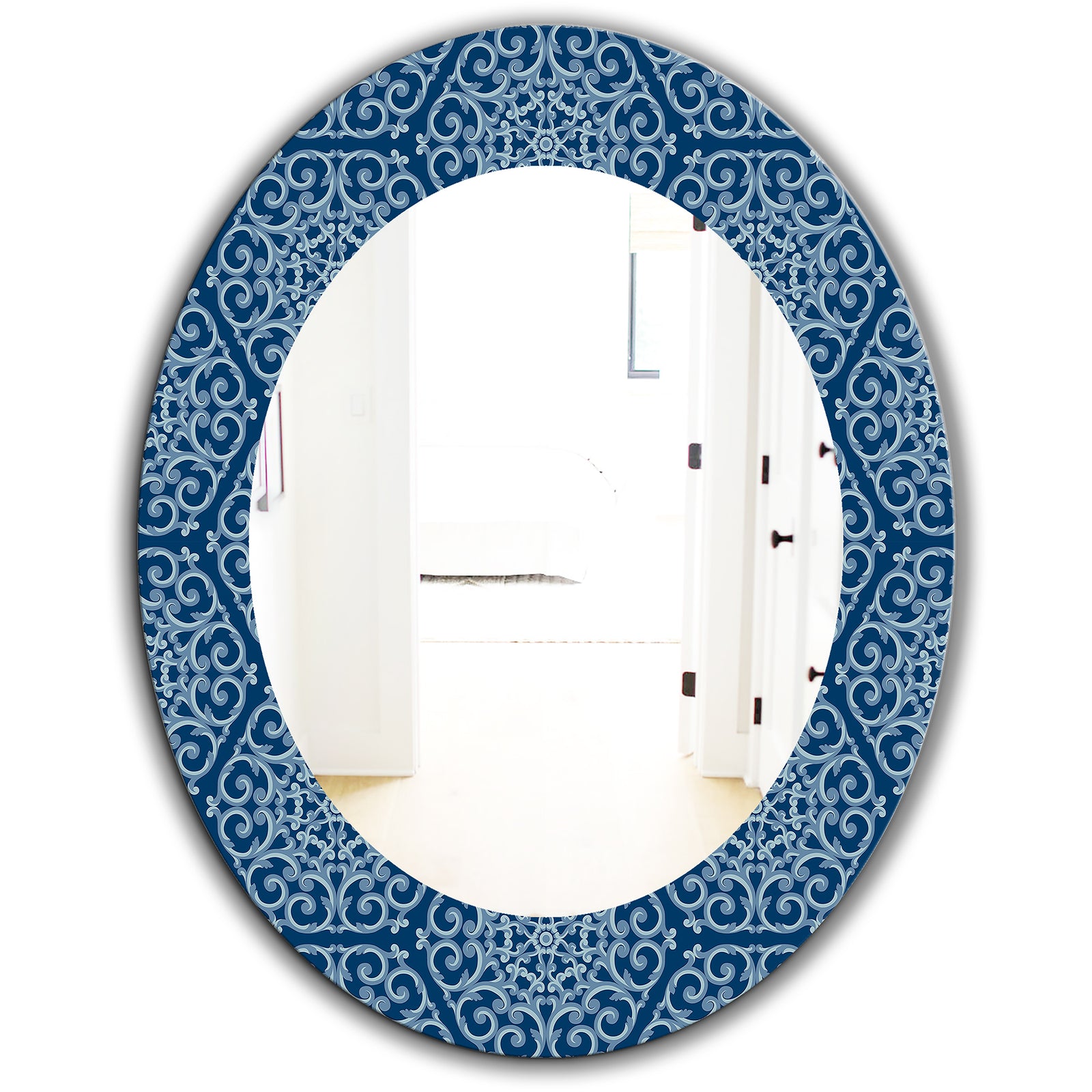 Porch & Den 'Vintage Pattern - Modern Mirror