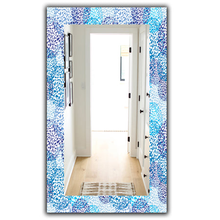 Sea Motif Pattern - Traditional Mirror - Wall Mirror